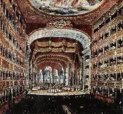 leigh hunt the interior of the teatro san carlo in naples where several of rossini s operas were fist performed Sweden oil painting artist